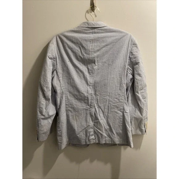 Polo Ralph Lauren Seersucker Blazer/Jacket, Size Med